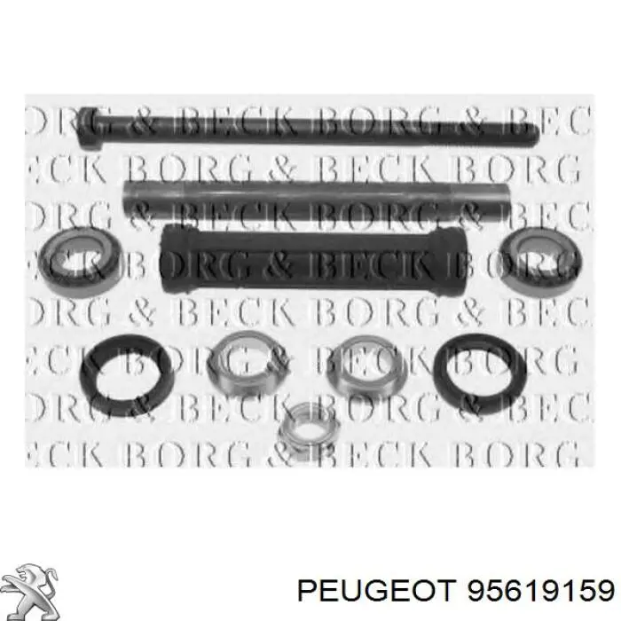 95619159 Peugeot/Citroen bloque silencioso trasero brazo trasero delantero
