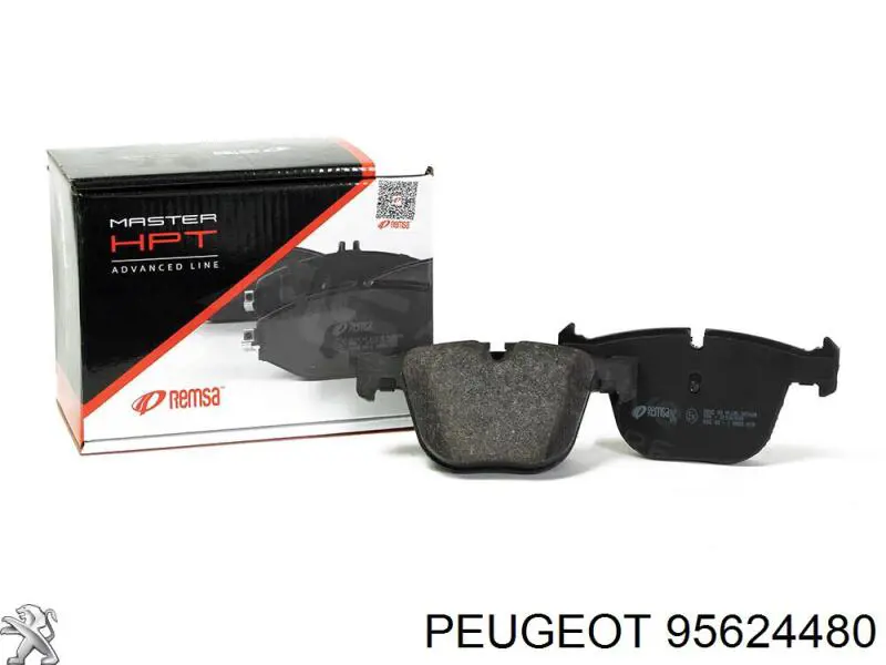 95624480 Peugeot/Citroen pastillas de freno delanteras