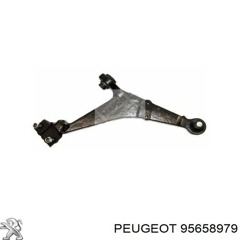 95658979 Peugeot/Citroen barra oscilante, suspensión de ruedas delantera, inferior derecha