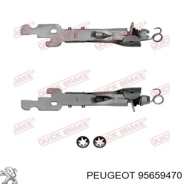 95659470 Peugeot/Citroen zapatas de frenos de tambor traseras