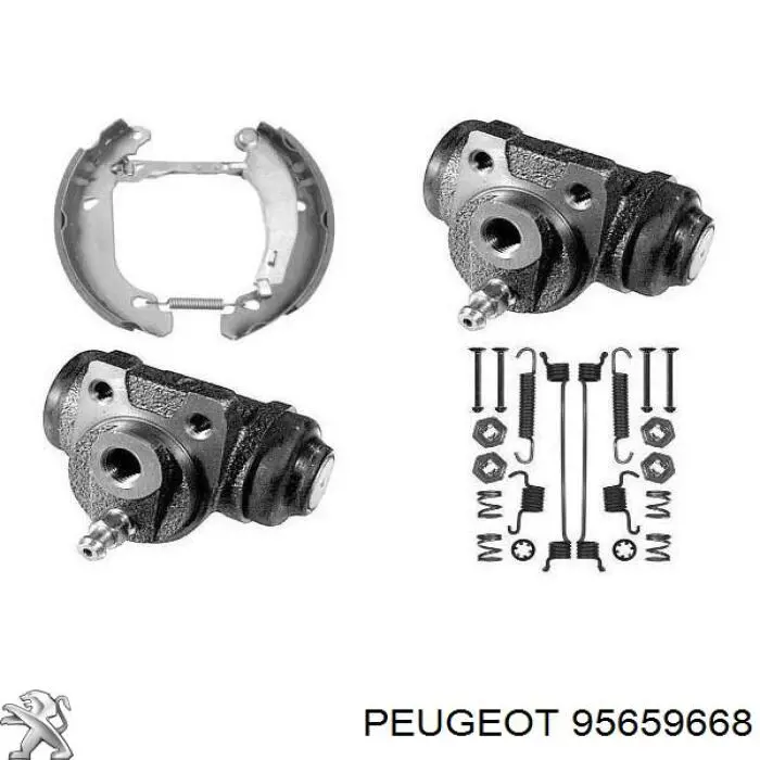 Cilindro de freno de rueda trasera Peugeot/Citroen 95659668 precio, desde 17,18 EUR