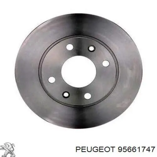 95661747 Peugeot/Citroen disco de freno delantero