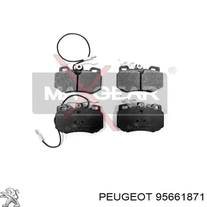 Comprar 95661871 Peugeot/Citroen Pastillas delanteras de freno