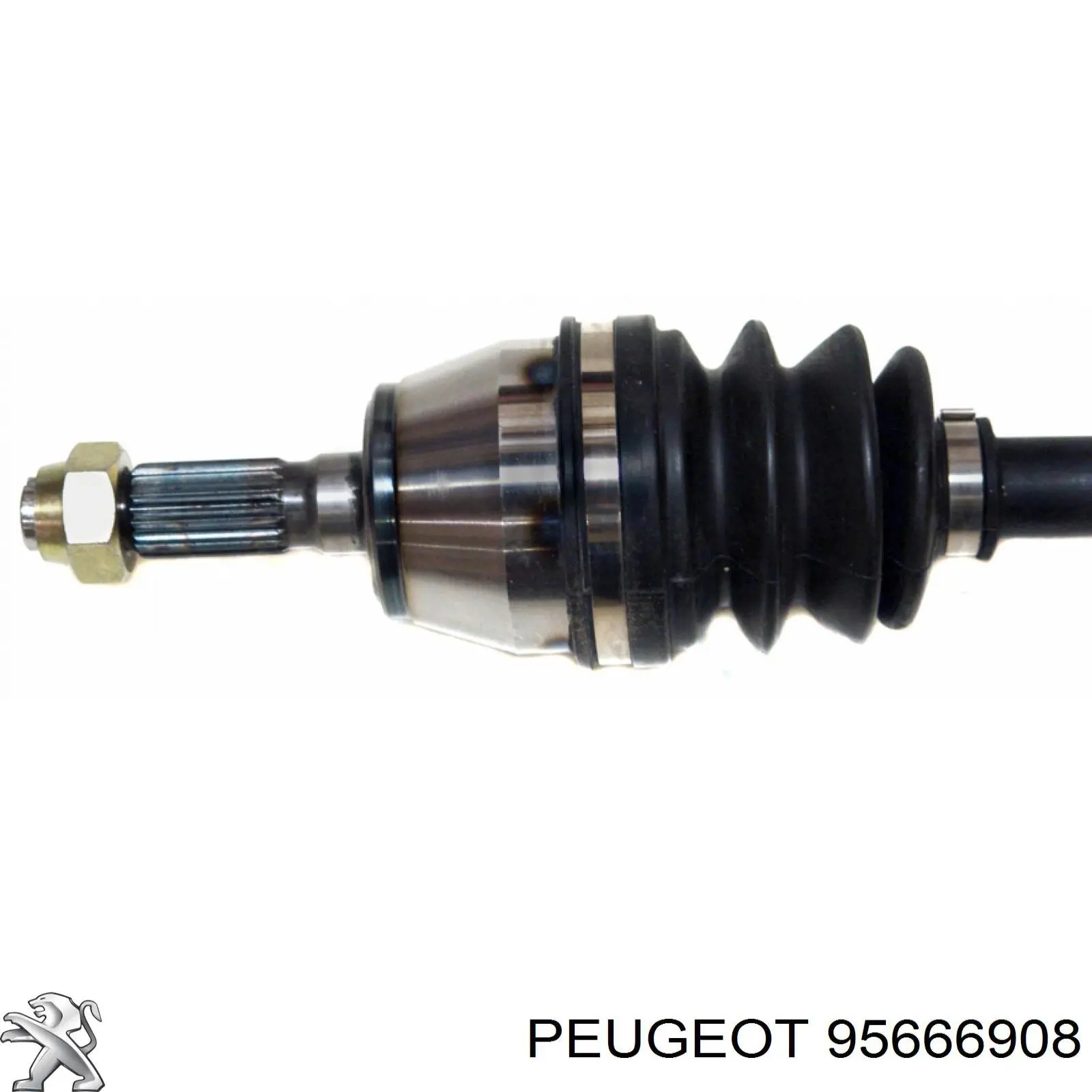 95666908 Peugeot/Citroen árbol de transmisión delantero izquierdo