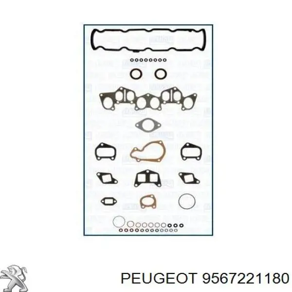 9567221180 Peugeot/Citroen juego de juntas de motor, completo