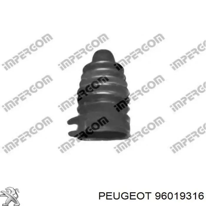 96019316 Peugeot/Citroen tope de amortiguador delantero, suspensión + fuelle