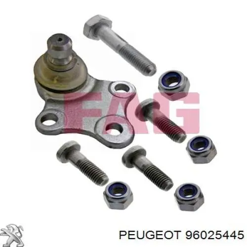 96025445 Peugeot/Citroen rótula de suspensión inferior