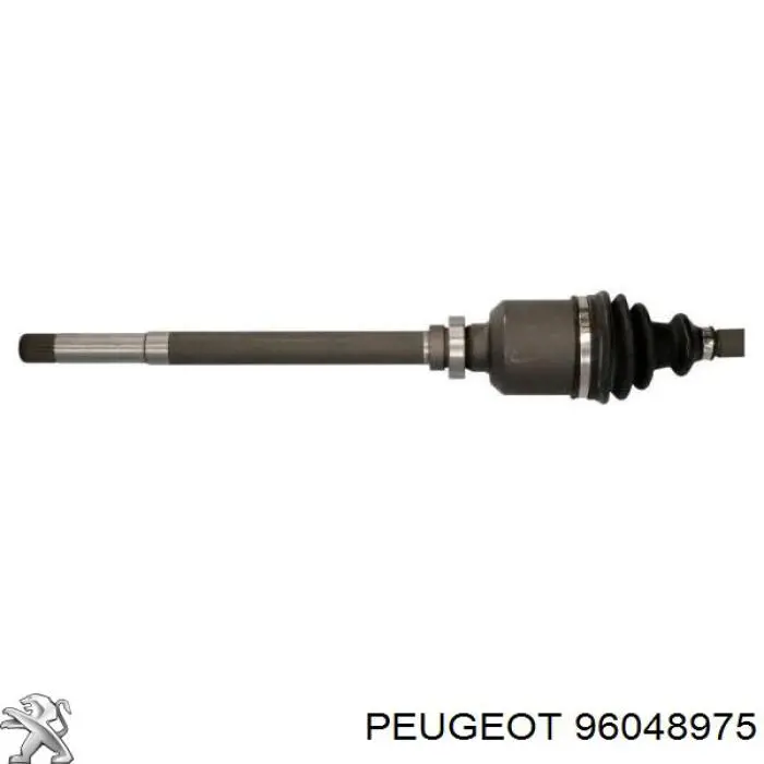 96048975 Peugeot/Citroen árbol de transmisión delantero derecho