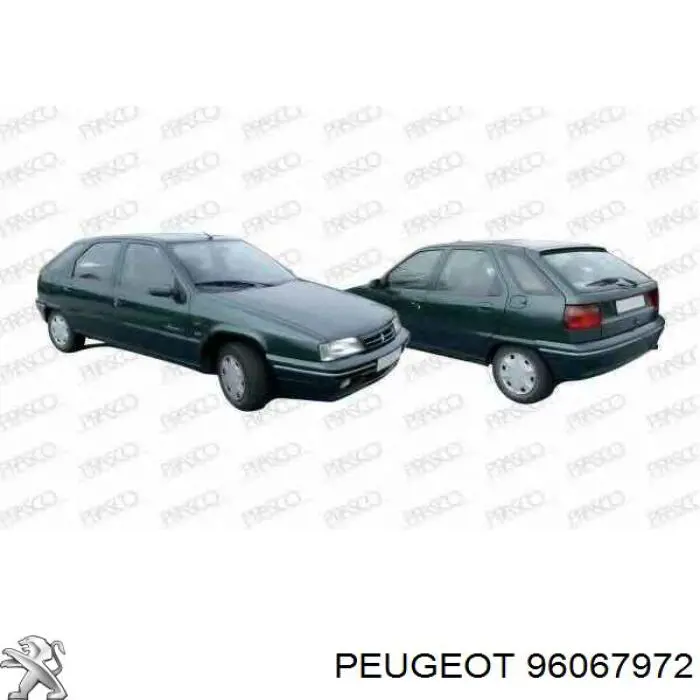 96067972 Peugeot/Citroen capó del motor