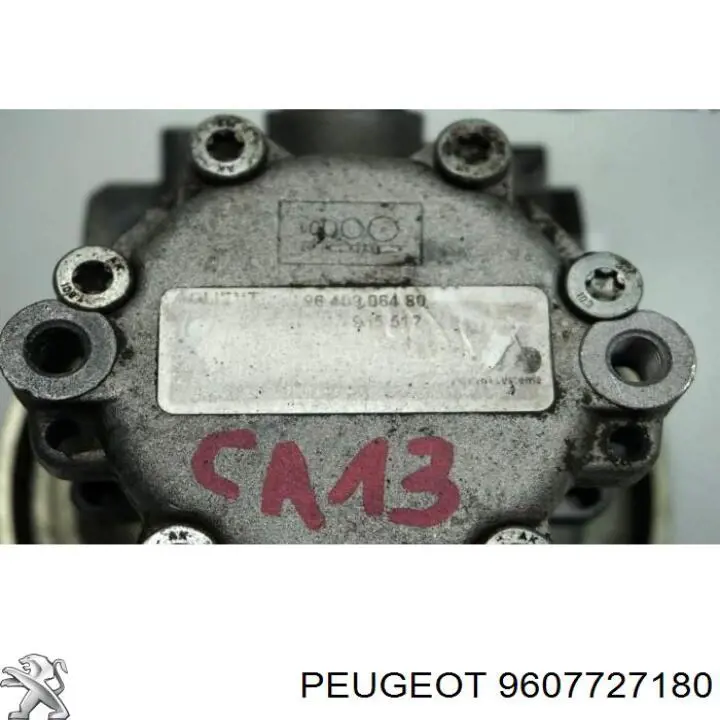 Polea de la bomba de dirección asistida 9607727180 Peugeot/Citroen