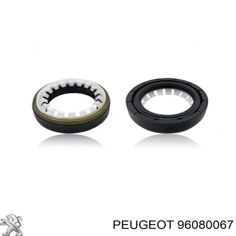 96080067 Peugeot/Citroen anillo retén de semieje, eje delantero, izquierdo