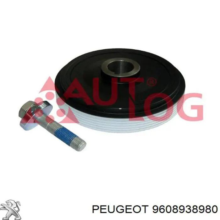 9608938980 Peugeot/Citroen polea, cigüeñal