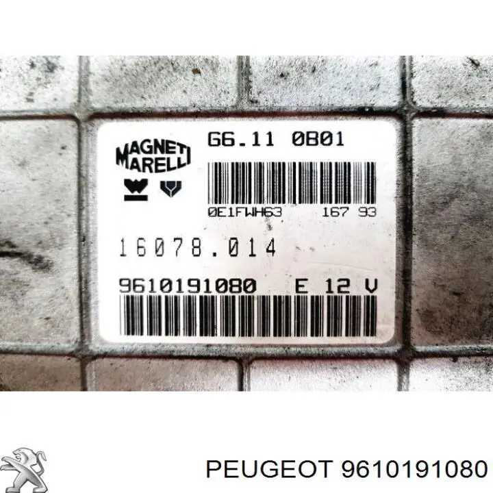 Unidad de control del motor  Peugeot/Citroen 9610191080 precio, desde 47,92 EUR