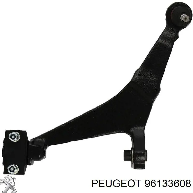 96133608 Peugeot/Citroen barra oscilante, suspensión de ruedas delantera, inferior izquierda