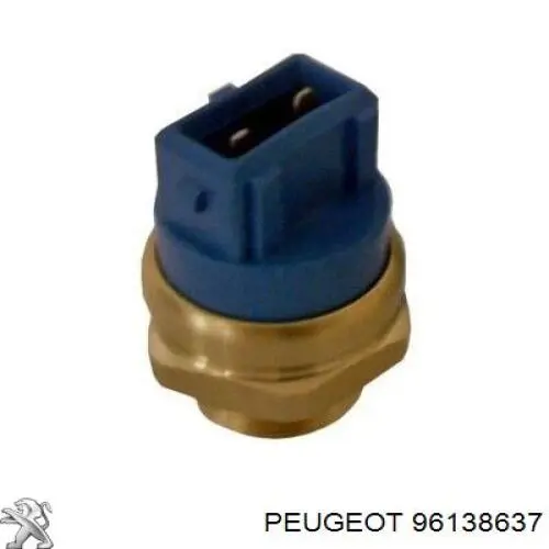 96138637 Peugeot/Citroen sensor, temperatura del refrigerante (encendido el ventilador del radiador)