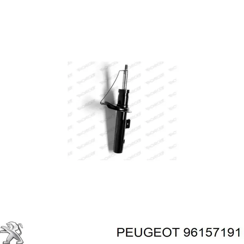 96157191 Peugeot/Citroen amortiguador delantero derecho