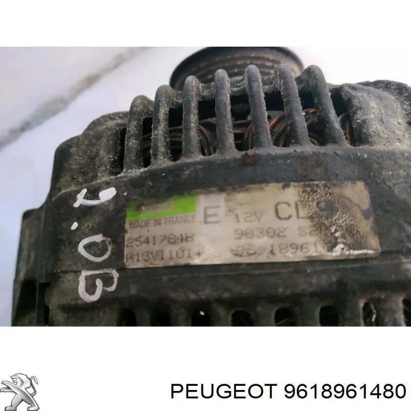 9618961480 Peugeot/Citroen alternador