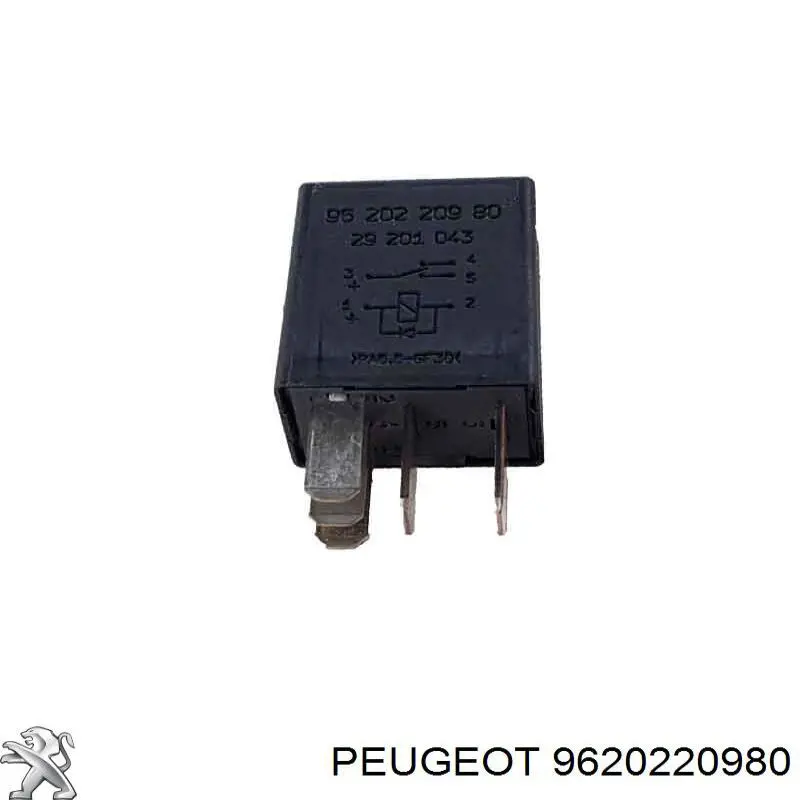9620220980 Peugeot/Citroen relé eléctrico multifuncional