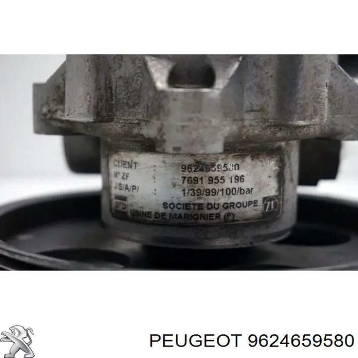 Bomba de dirección 9624659580 Peugeot/Citroen