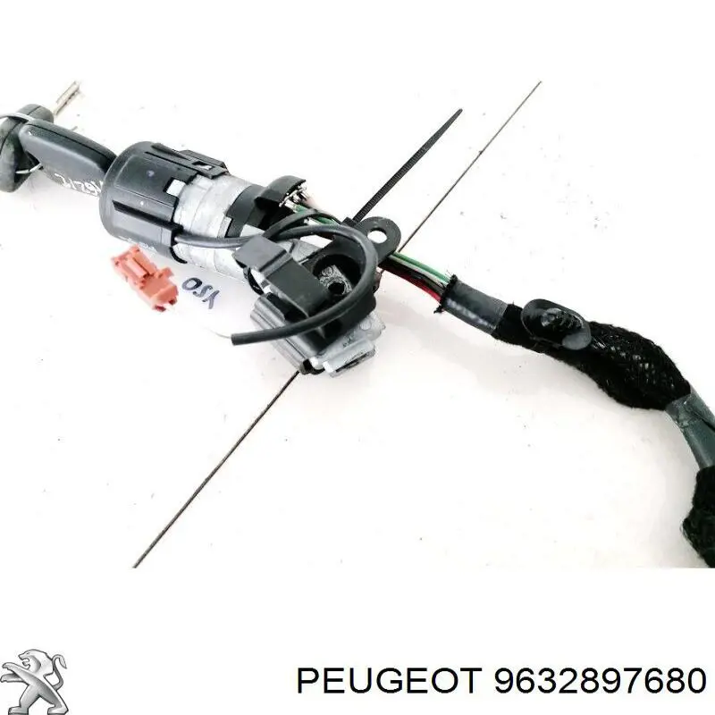 Antena (anillo) de inmovilizador 9632897680 Peugeot/Citroen