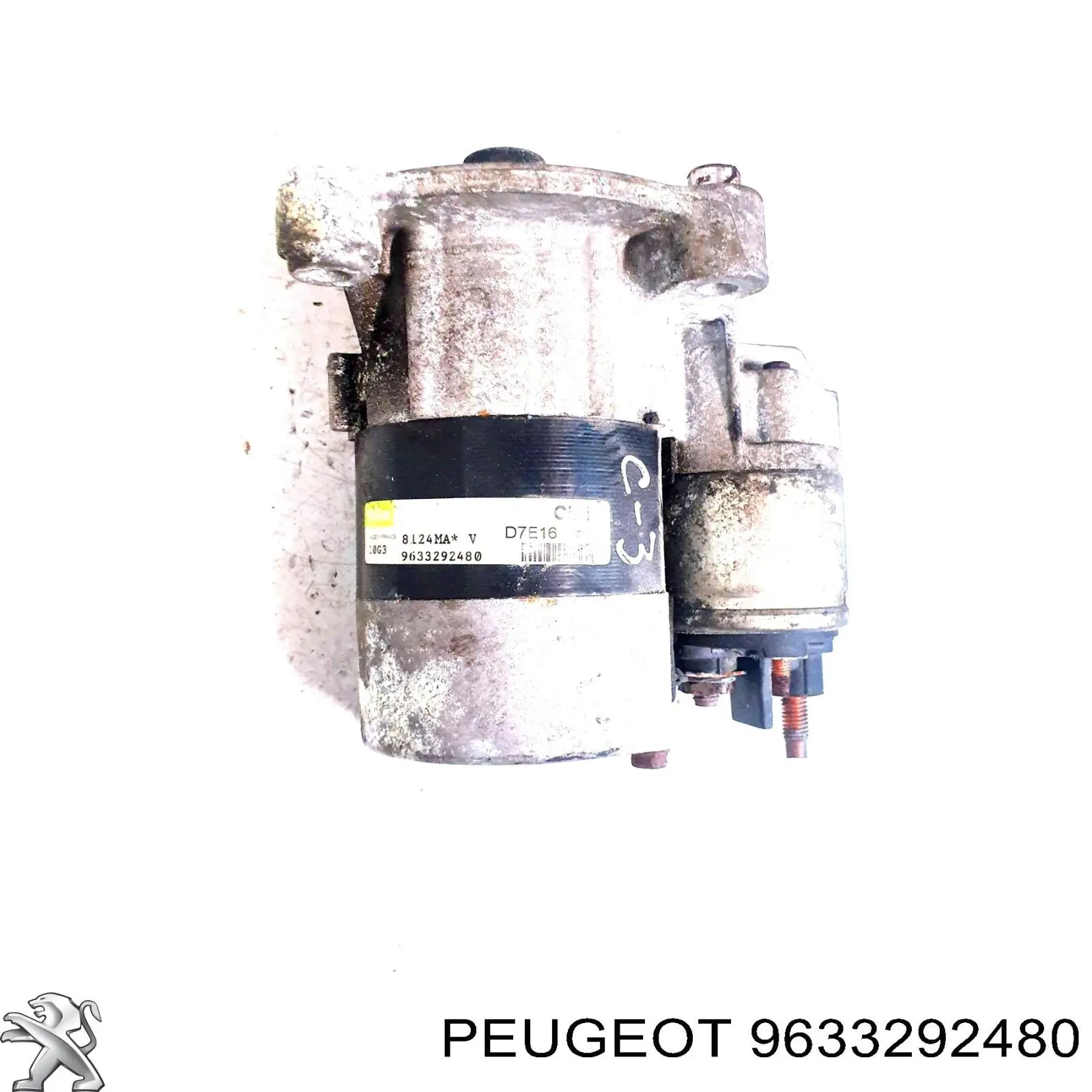 Motor de arranque 9633292480 Peugeot/Citroen