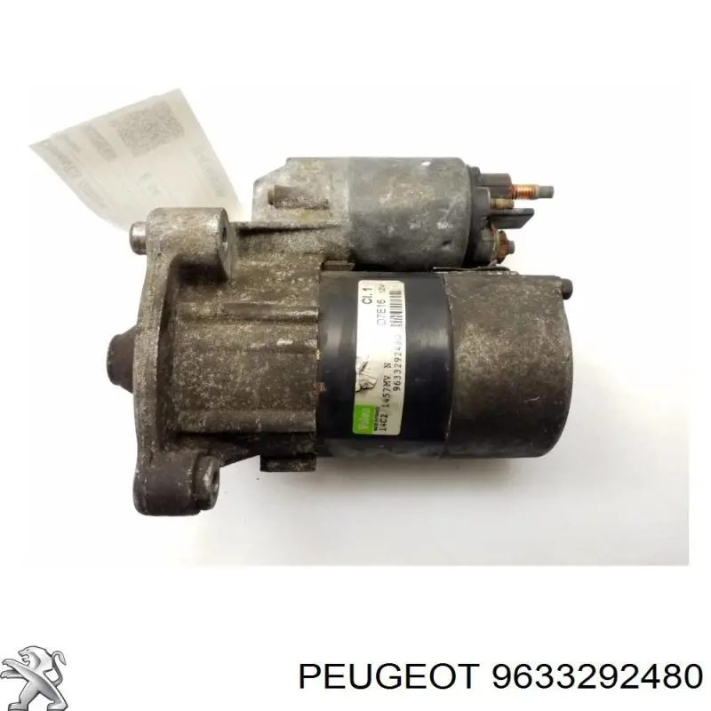 9633292480 Peugeot/Citroen Arranque motores