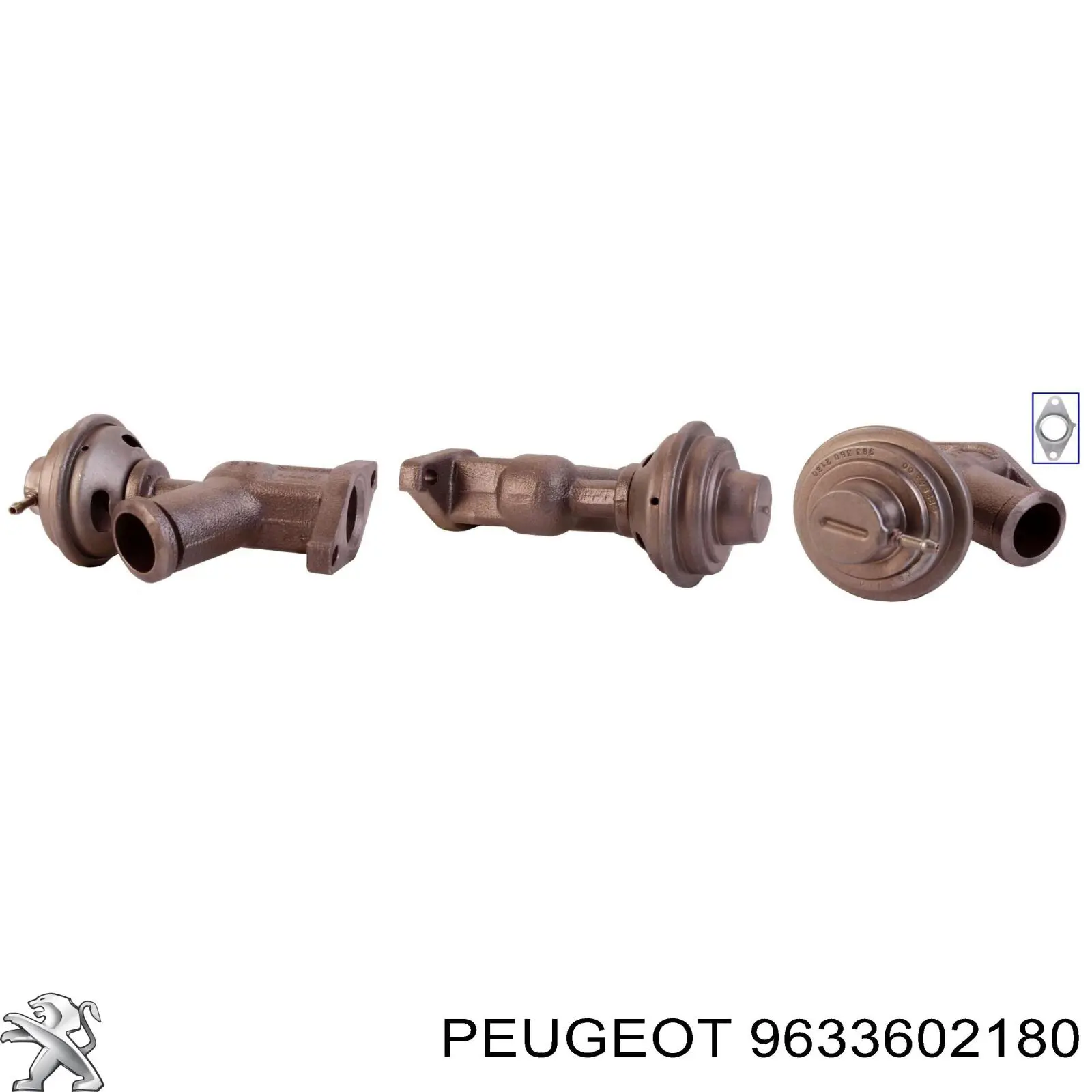 Válvula EGR 9633602180 Peugeot/Citroen