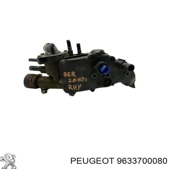 9633700080 Peugeot/Citroen tapa de termostato
