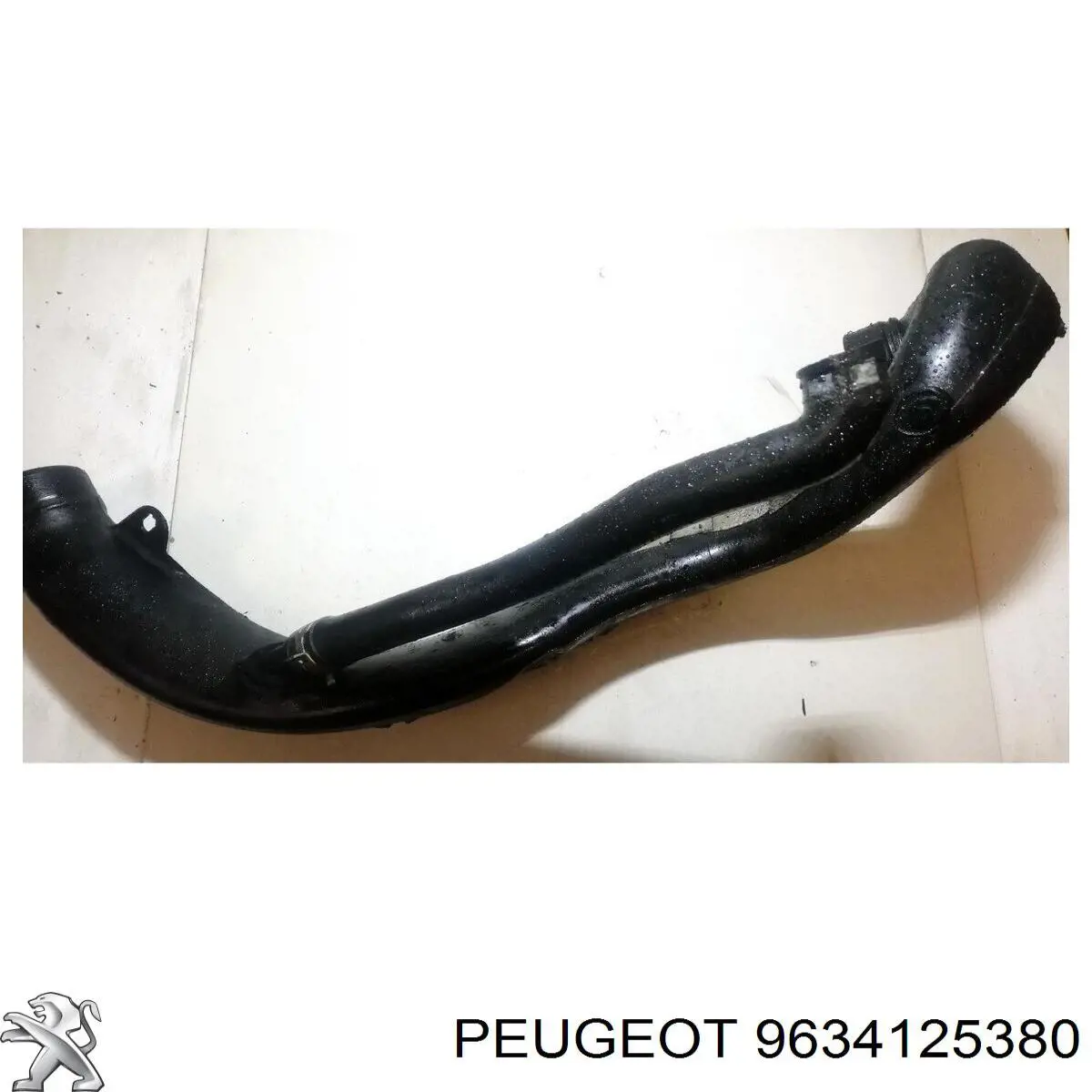 9634125380 Peugeot/Citroen tubo flexible de aspiración, salida del filtro de aire