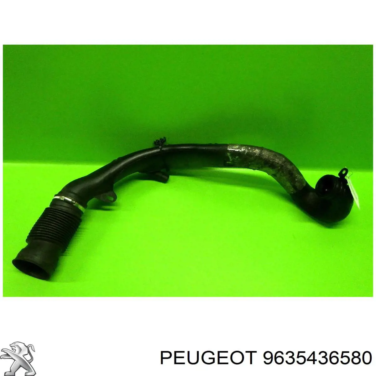 9635436580 Peugeot/Citroen tubo flexible de aspiración, salida del filtro de aire