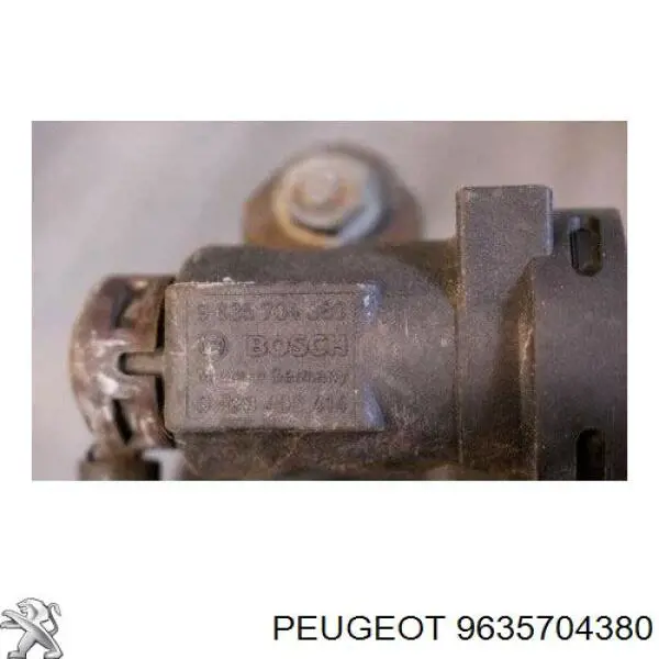 Válvula solenoide de control de presión de sobrealimentación 9635704380 Peugeot/Citroen