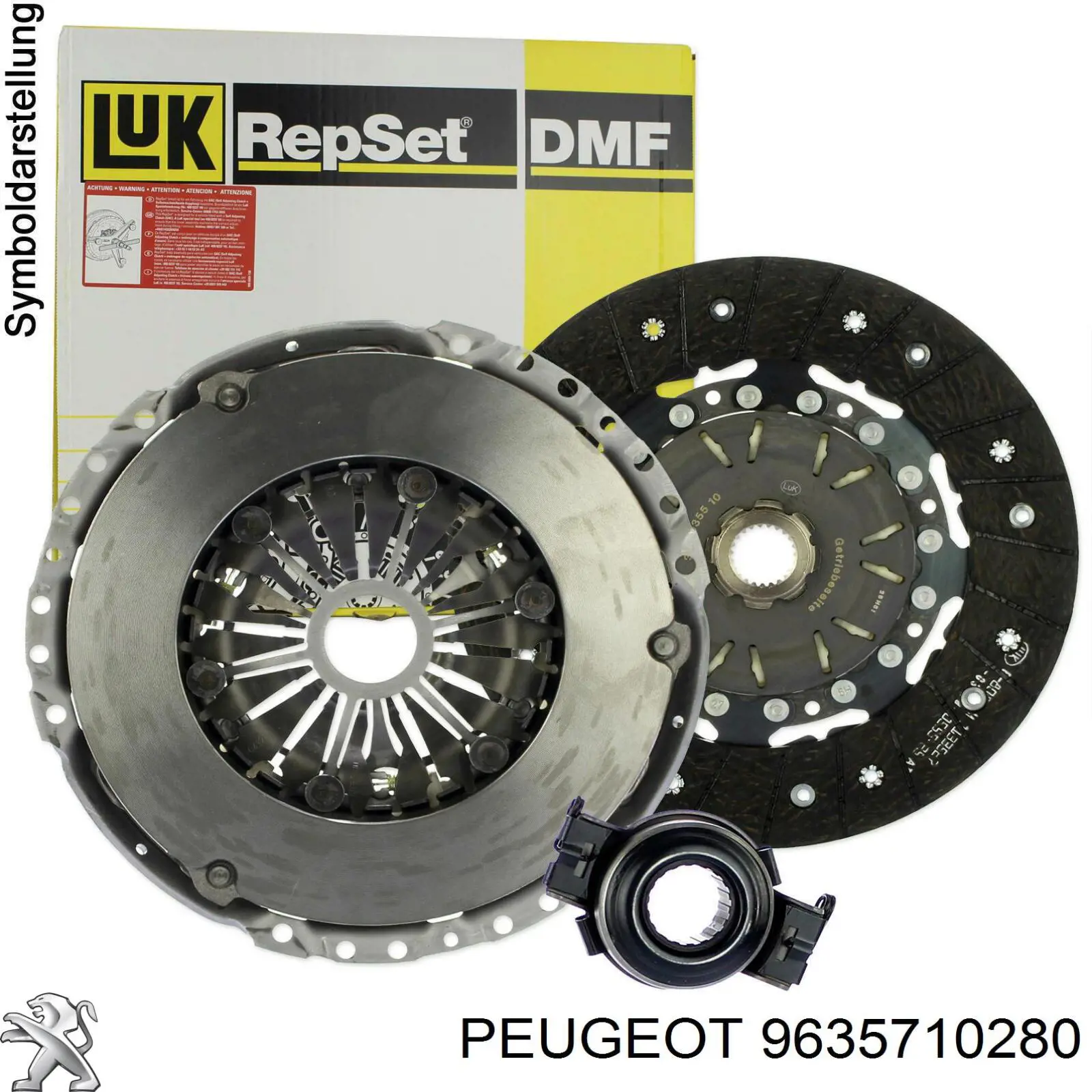 9635710280 Peugeot/Citroen plato de presión del embrague