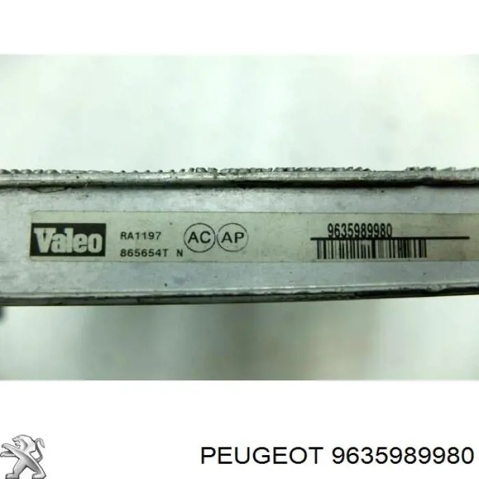 9635989980 Peugeot/Citroen Refrigeración del motor