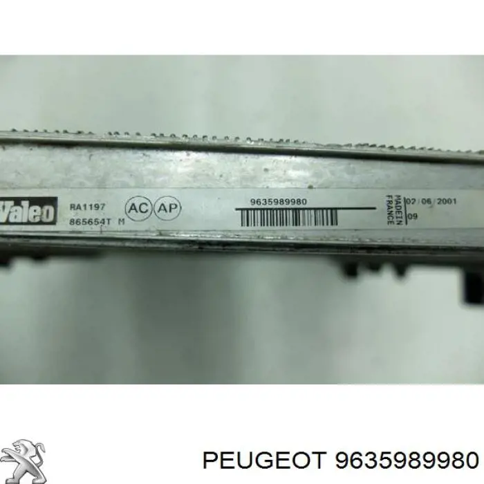 Comprar 9635989980 Peugeot/Citroen Radiador de auto