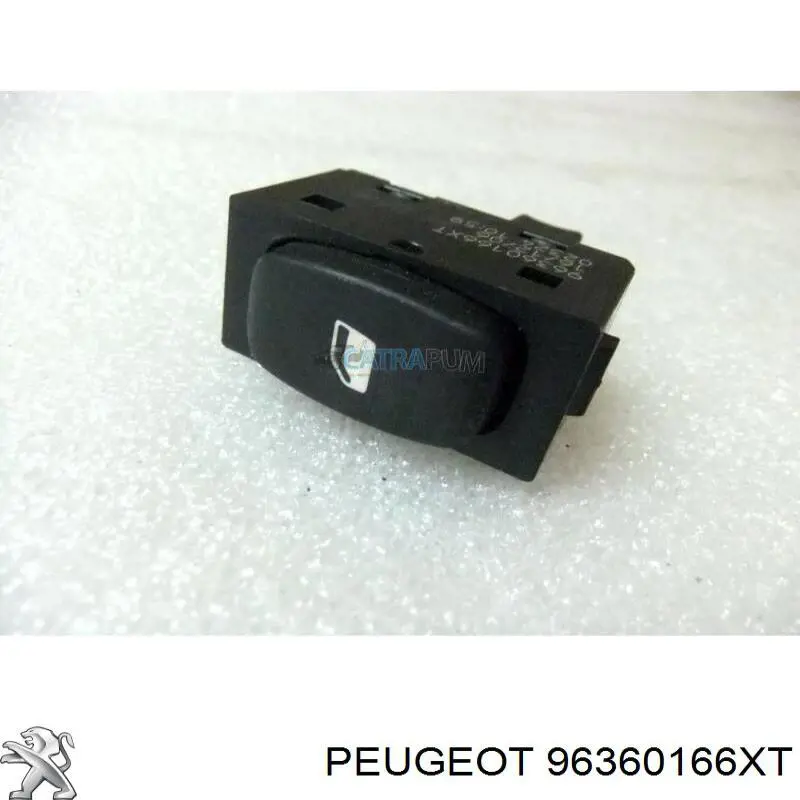 Módulo de control del elevalunas trasero derecho 96360166XT Peugeot/Citroen