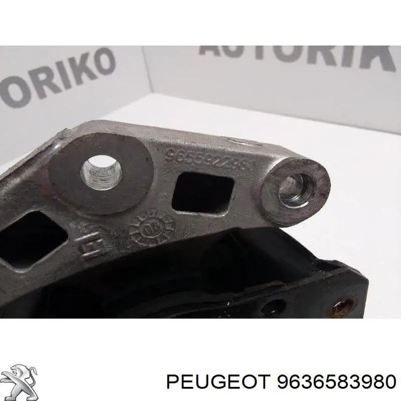 Soporte superior derecho del motor Peugeot/Citroen 9636583980 precio, desde 46,46 EUR