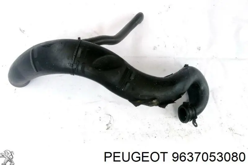 9637053080 Peugeot/Citroen tubo flexible de aspiración, salida del filtro de aire