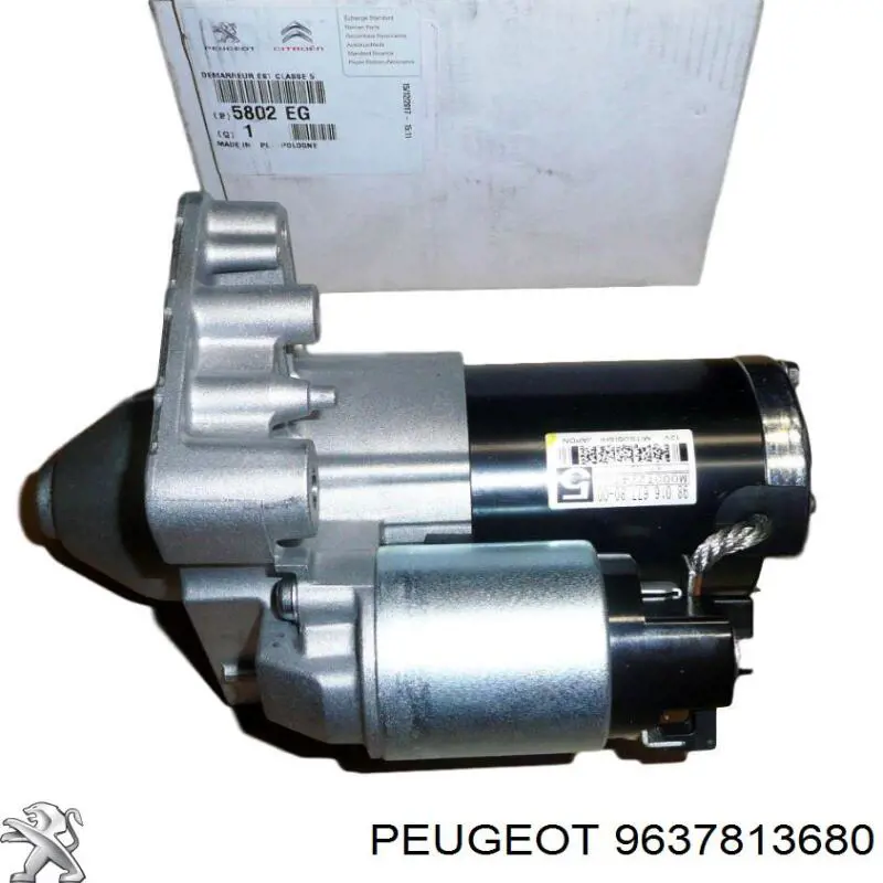 9637813680 Peugeot/Citroen motor de arranque