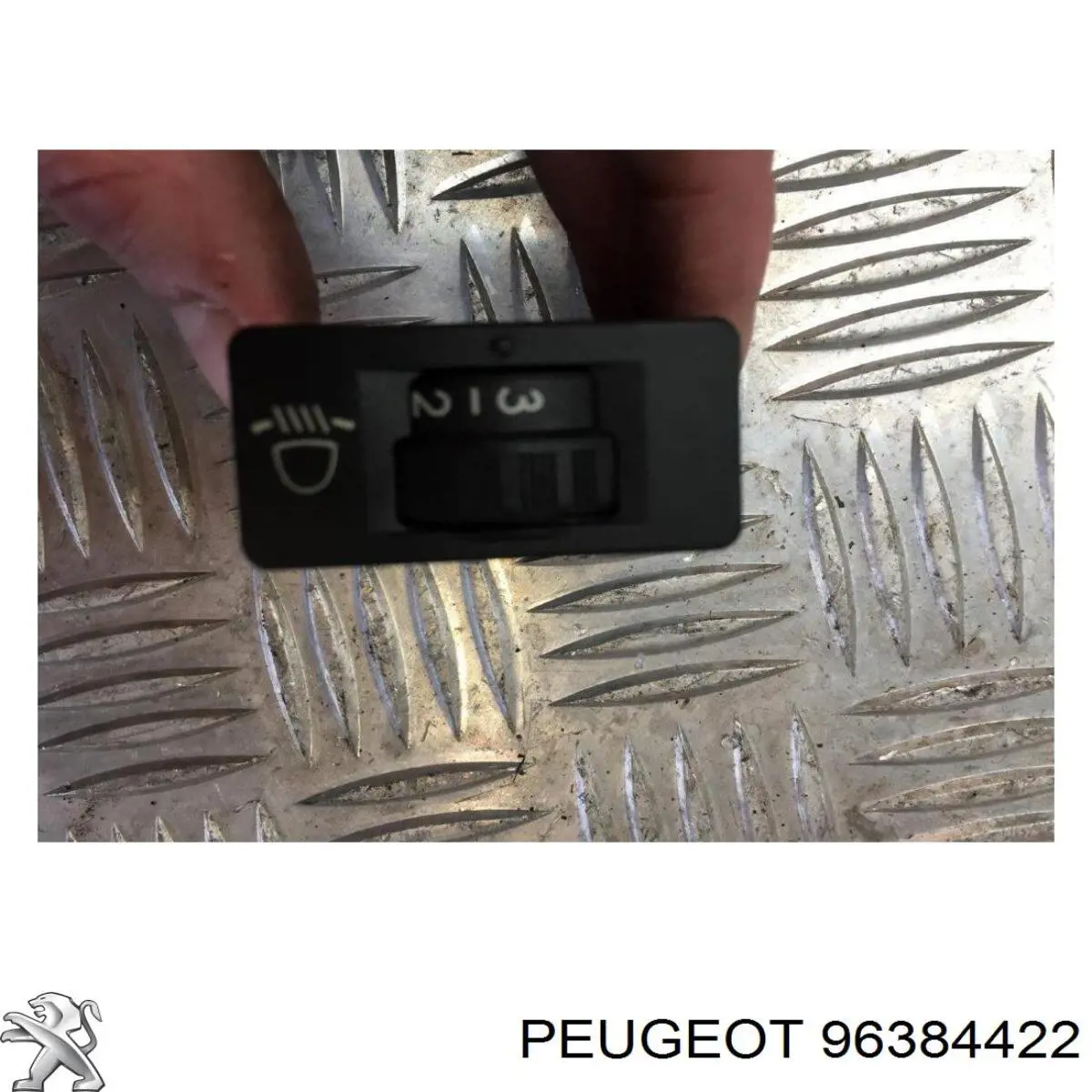 96384422 Peugeot/Citroen botón de elemento de regulación, regulación del alcance de faros