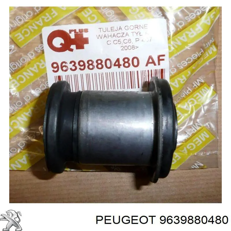 9639880480 Peugeot/Citroen Silentblock del brazo superior de suspensión trasera