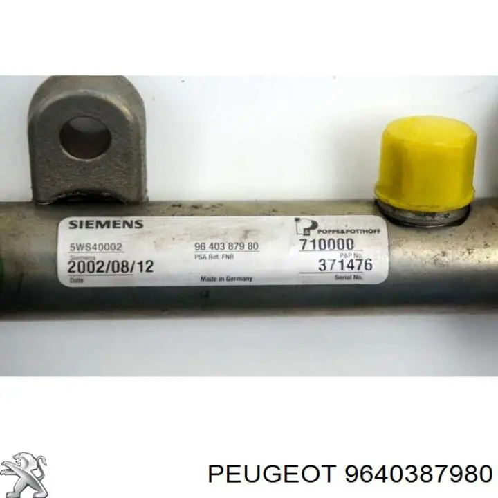 Rampa de combustible Peugeot/Citroen 9640387980 precio, desde 40,66 EUR