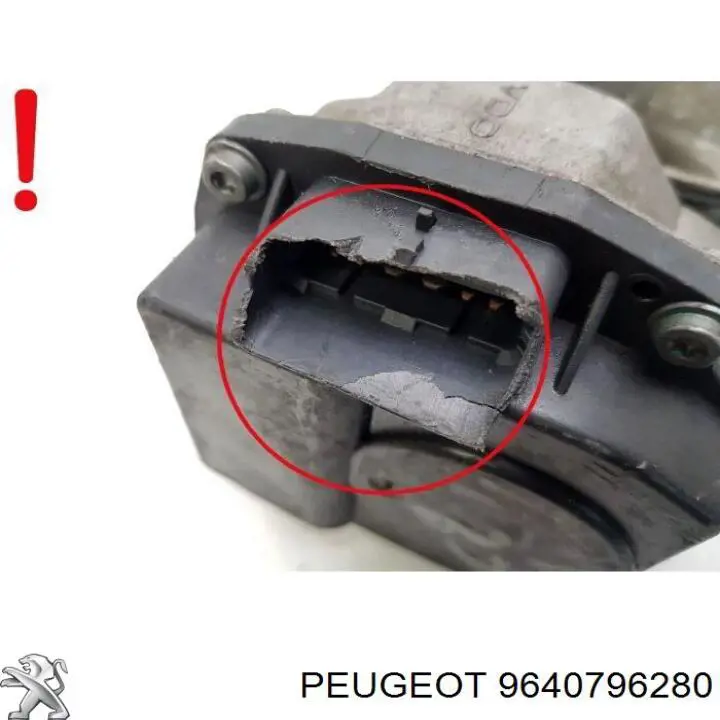 9640796280 Peugeot/Citroen Mariposa de admisión