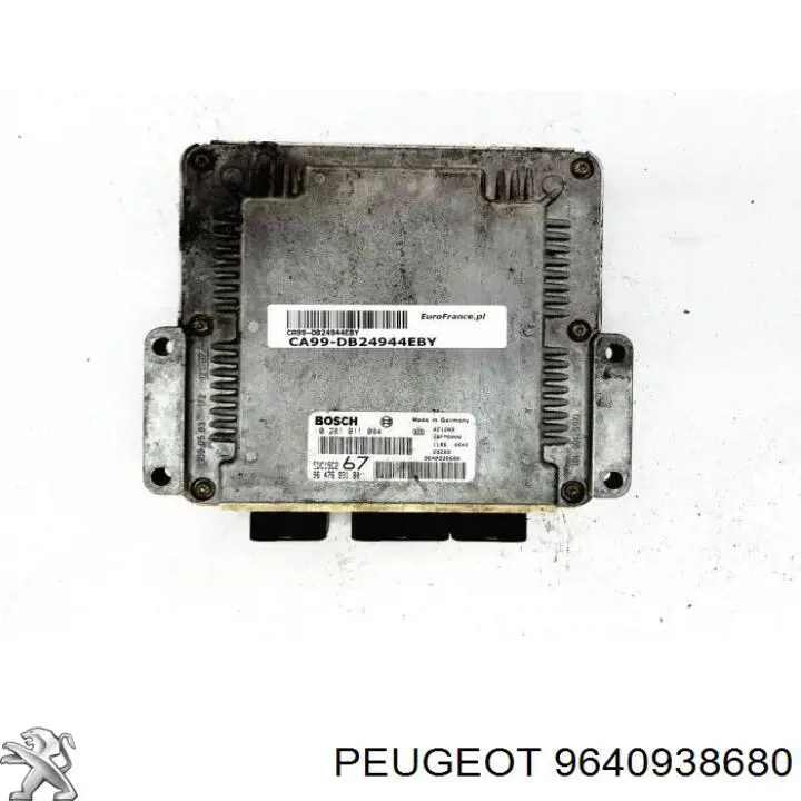 Unidad de control del motor  Peugeot/Citroen 9640938680 precio, desde 53,72 EUR
