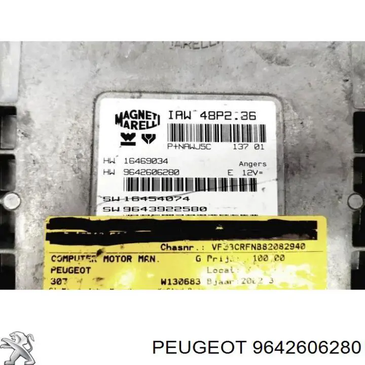 Comprar 9642606280 Peugeot/Citroen ECU