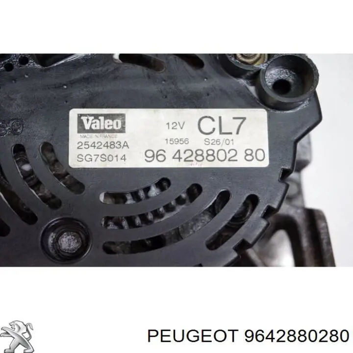 9642880280 Peugeot/Citroen alternador