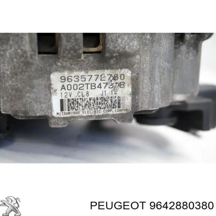 Alternador 9642880380 Peugeot/Citroen