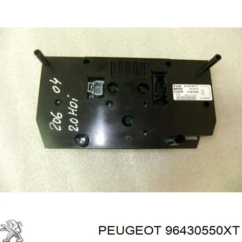 Comprar 96430550XT Peugeot/Citroen Unidad de control aire acondicionado