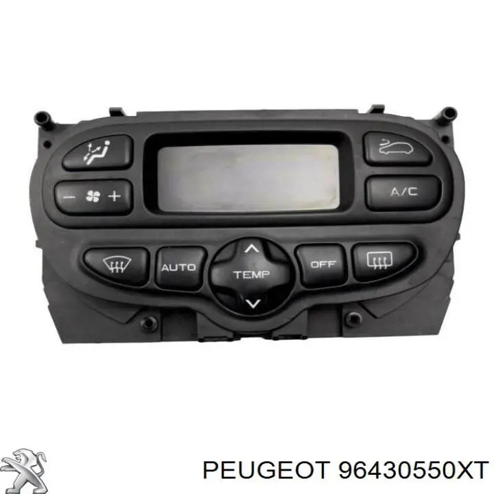 Unidad de control aire acondicionado 96430550XT Peugeot/Citroen