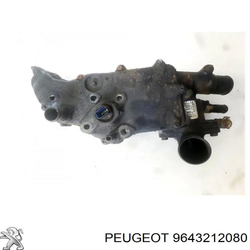 9643212080 Peugeot/Citroen caja del termostato