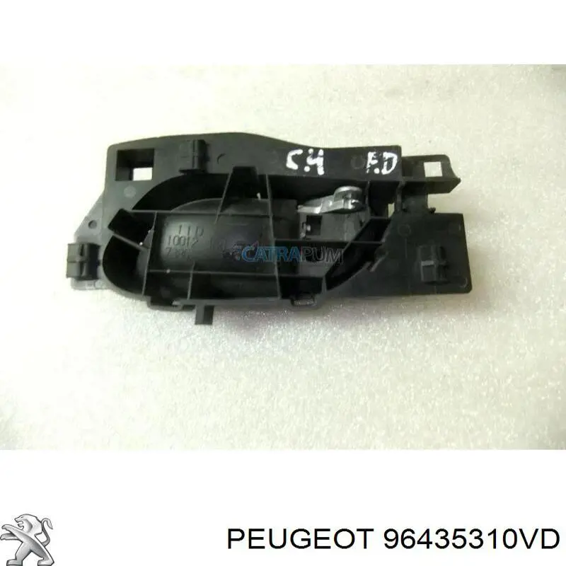 Manecilla de puerta, equipamiento habitáculo, delantera derecha para Peugeot 407 (6D)